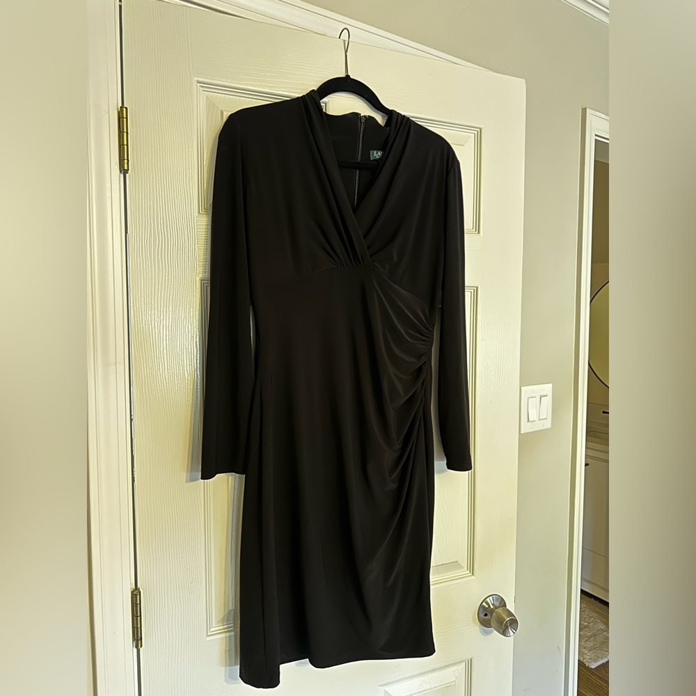 Ralph Lauren Black Long Sleeve Dress